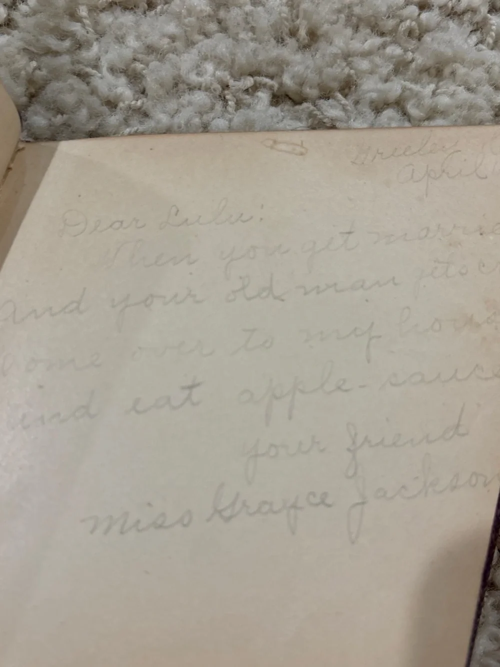 Antique Edwardian Autograph Album Notebook 1904-1908 Embossed Celluloid Cover
